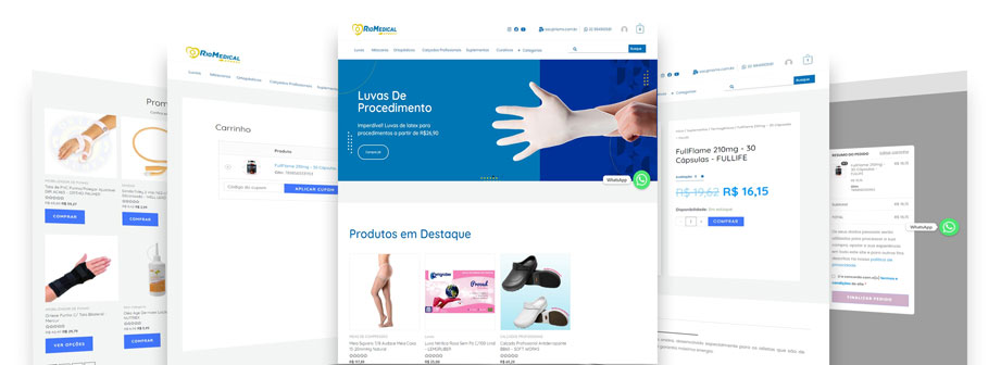 ecommerce produtos médicos