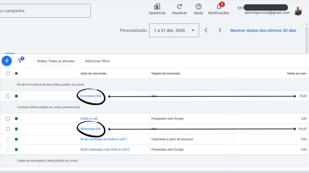 Google forms e google ads